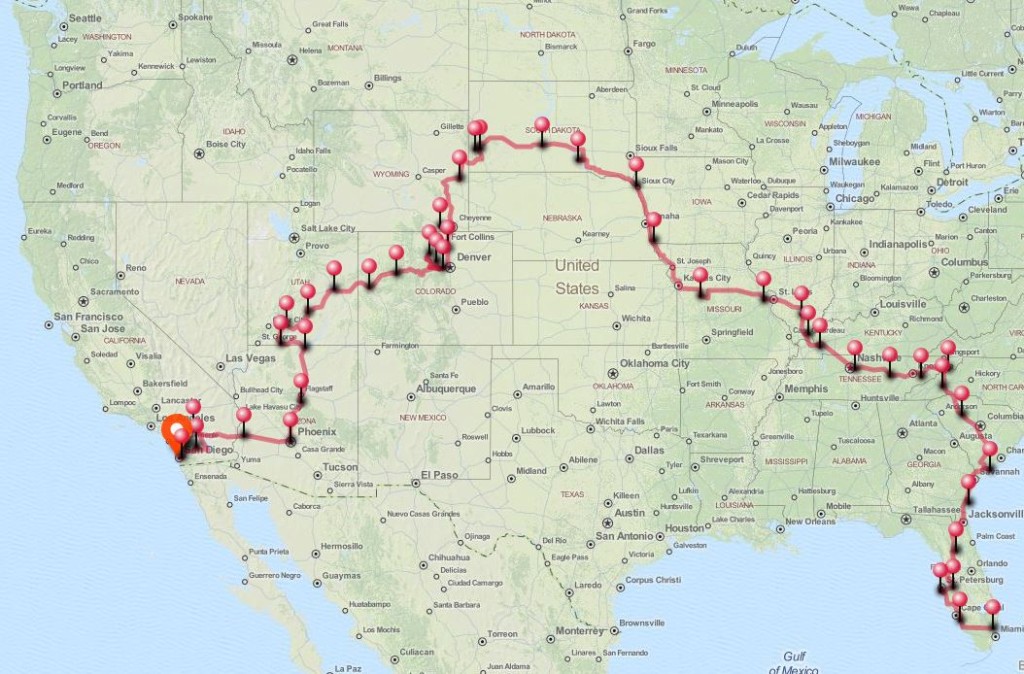 Wheelingit 2010 Travel Map. Click for more details.