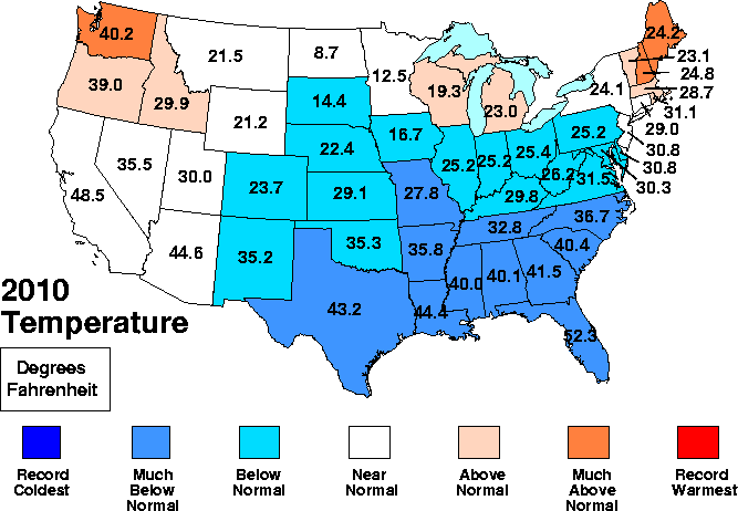 The NCDC Map for February 2010