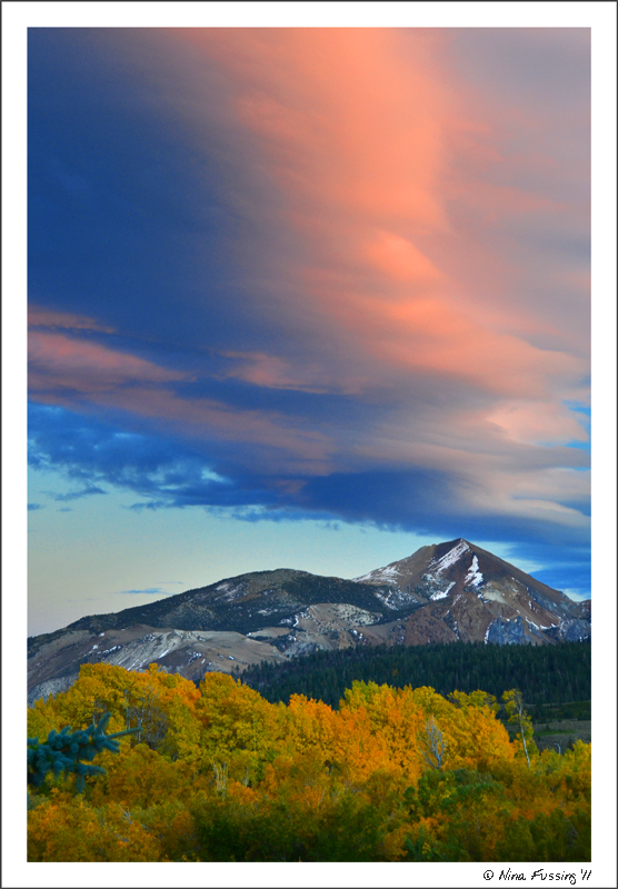 Fall in Mammoth Lakes, CA
