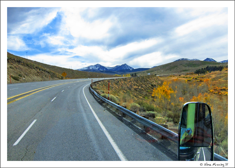 The 395 is a by-way that has some spectacular mountain passes