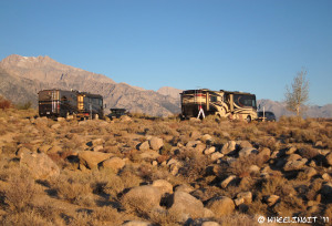 Parked with buddies by the Sierra's in 2011