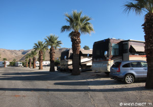 Another "row" view. Our RV on right in site#196