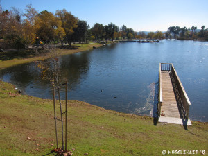 View of one of the 7 lovely lakes on-site at Santee