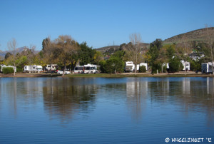 View of Lakeside Loop from across the lake