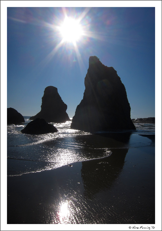 The stunning Bandon sea stacks