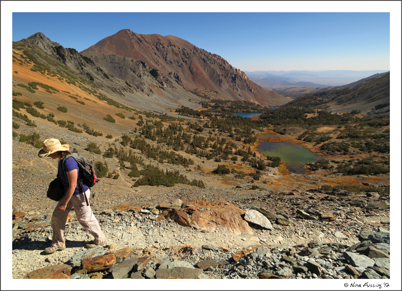 Is this paradise or what? Hiking the summit at Virginia Lakes