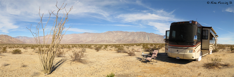 Panoramic stitch view of our site...why go anywhere else?