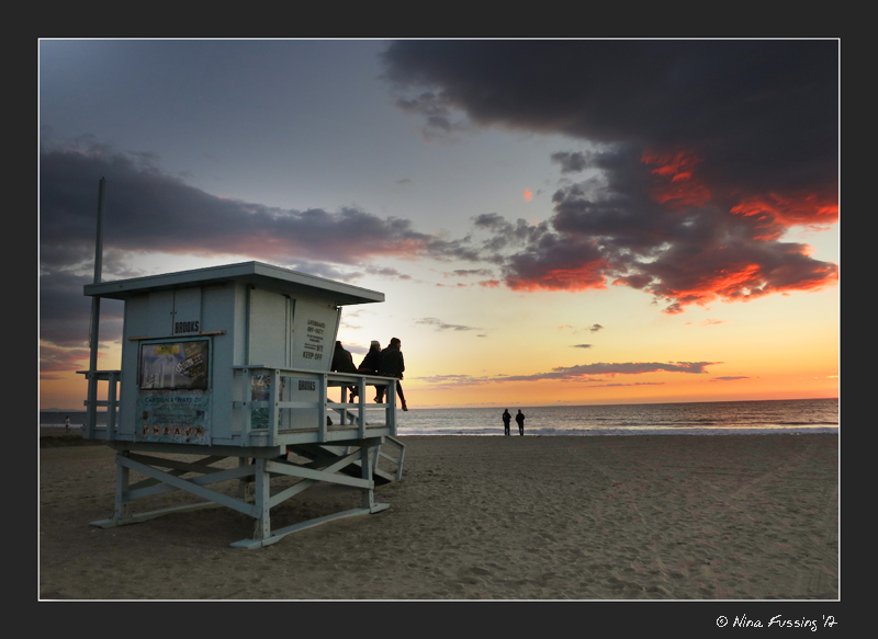 Sunset at Venice Beach