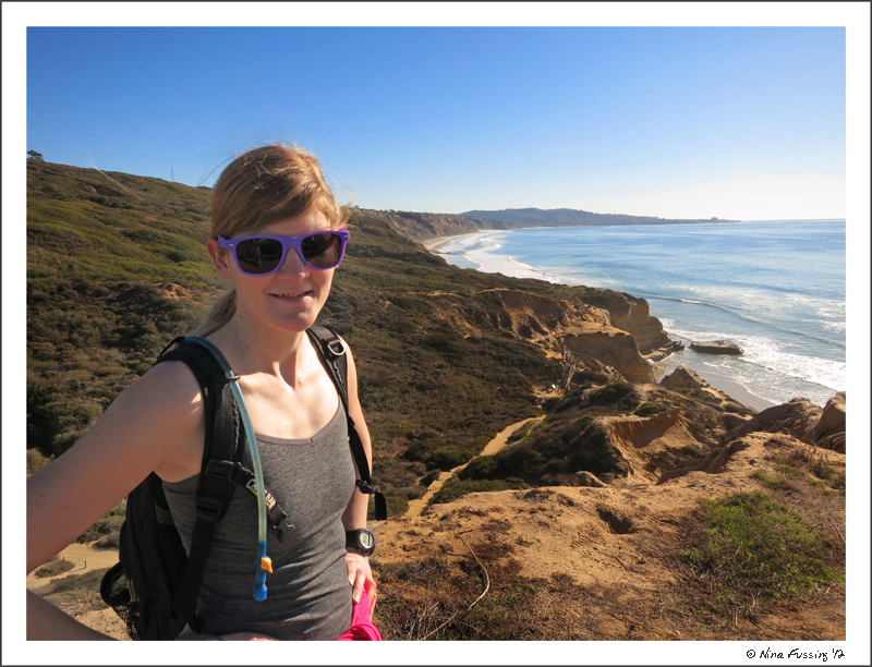 Rocognize this girl? Posing at Torrey Pines in San Diego