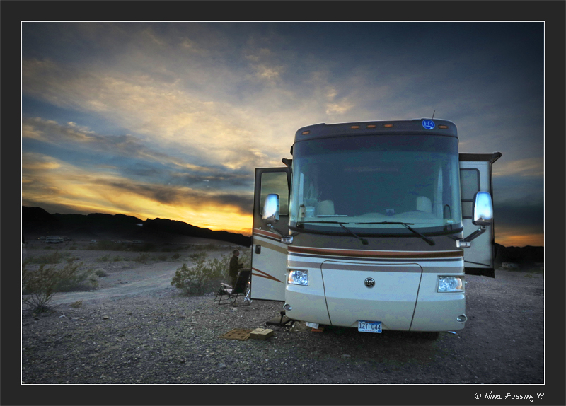 Hanging at our boondocking spot