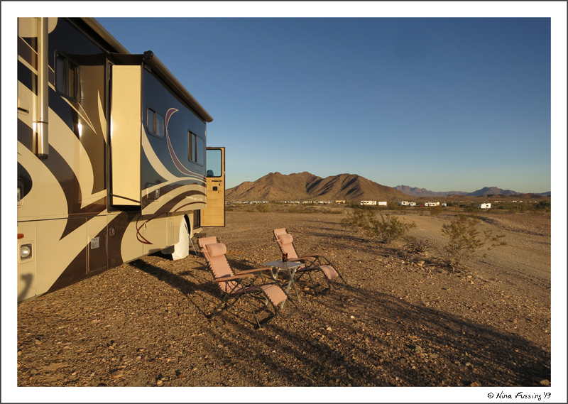 Afternoon view of our site