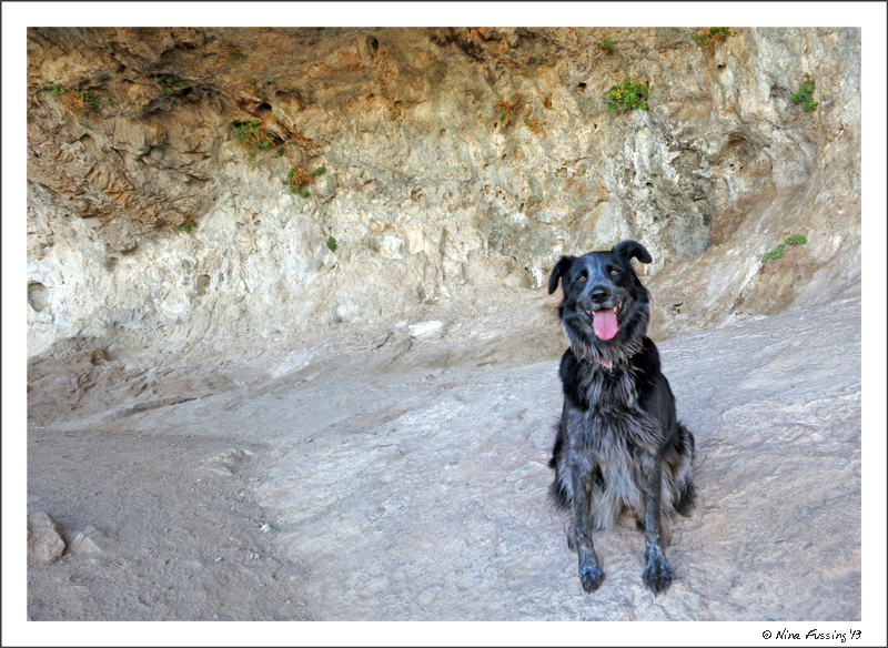 Polly poses in Wind Cave