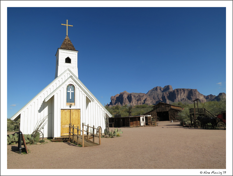 Old Church at the Supersition Mountain Museum
