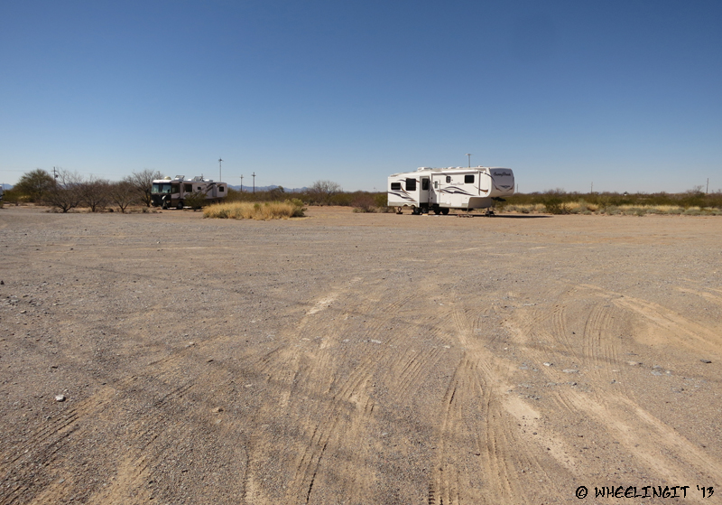 View of large flat section near middle of BLM.