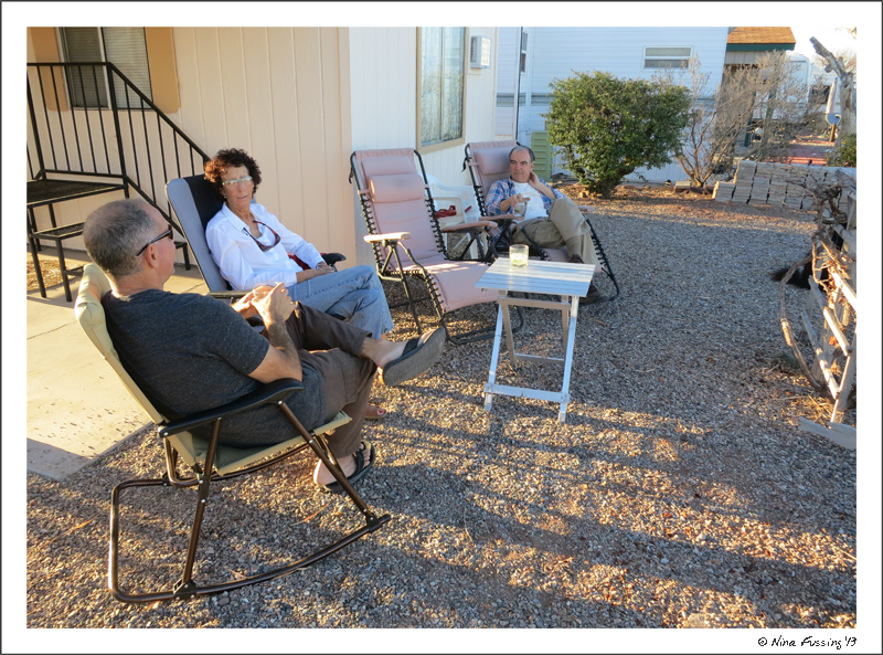 Pre-dinner drinks w/ Jil&Tom