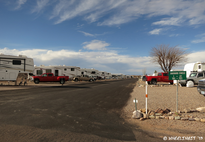 RV Park Review Escapees CoOp, Benson, AZ (Members Only) Wheeling It