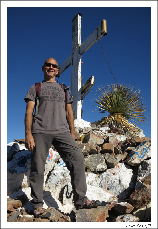 Paul poses at The Shrine