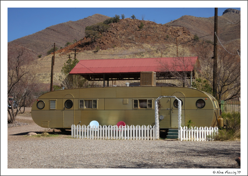 Vintage trailers for rent at the Shady Dell