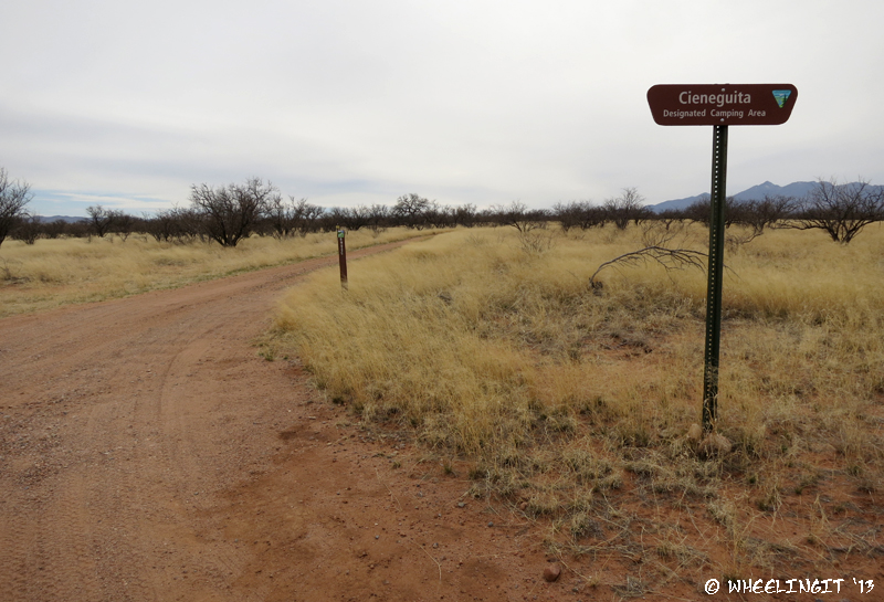 Entrance to Cienguitas Camp area