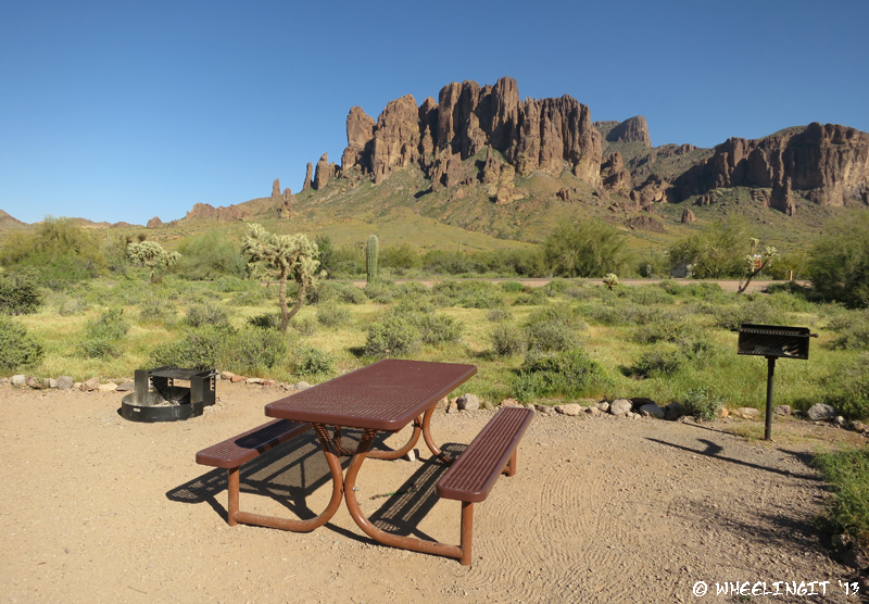 Typical "sitting area". This is from site #38