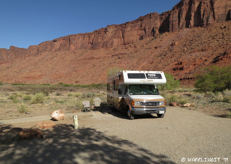 View of one of secluded, but small sites #5