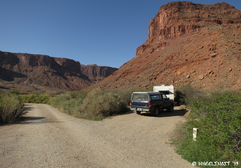 One of end campsites #20. Secluded, but again too small for us.