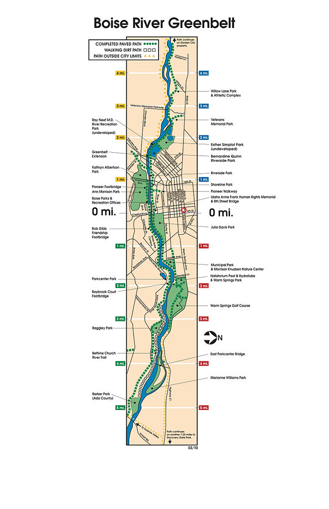 The awesome Boise Greenbelt