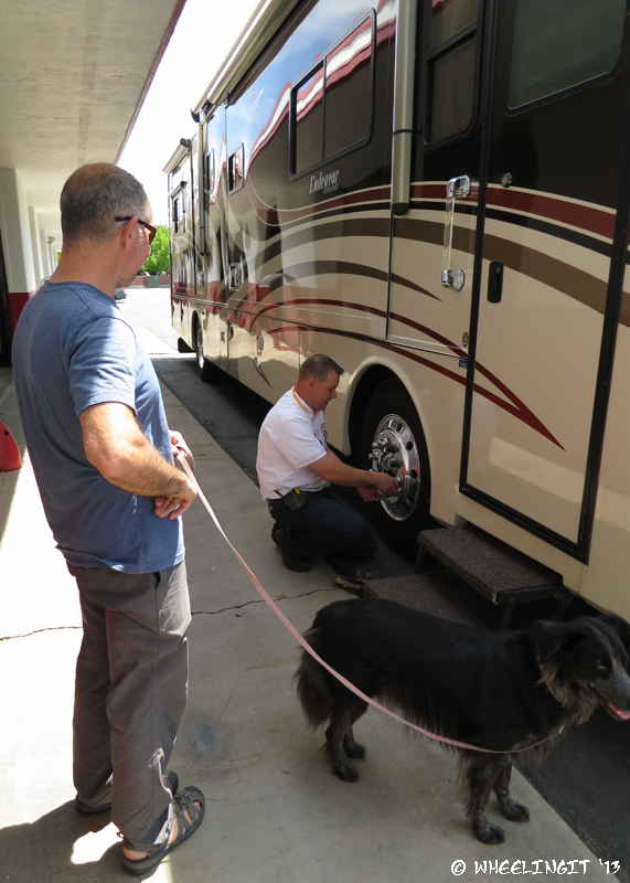 Jeff starts work on the rig