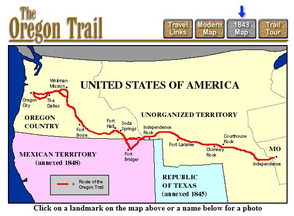 The 1843 Oregon Trail