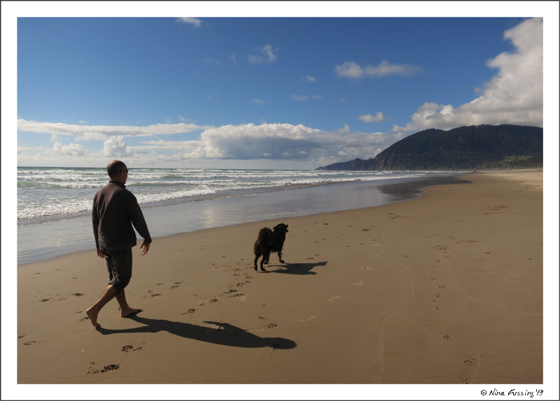 Beach bounded by capes...pretty neat!