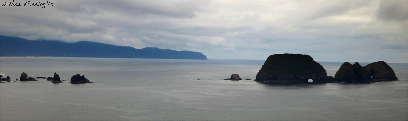 View of Three Arches from Cape Meares