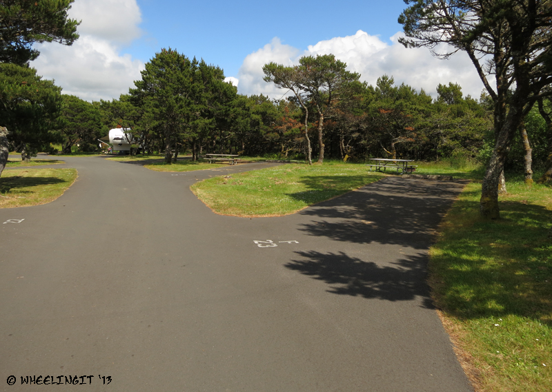 View down F area. F23 on right with F21/F20 behind