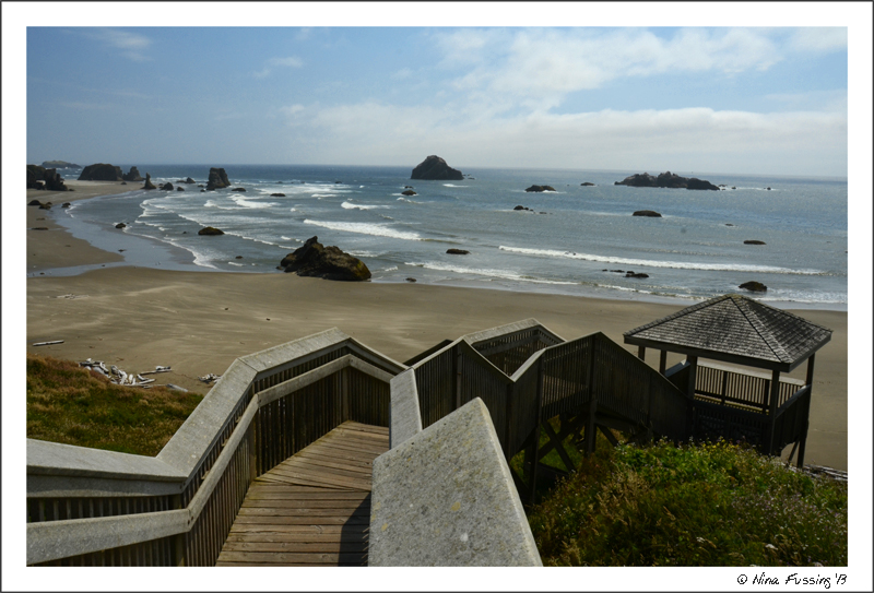Our new backyard. Lovely Bandon beach!