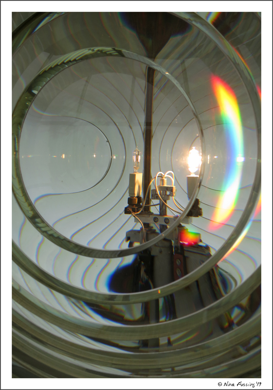 You can lose yourself in the Fresnel lens