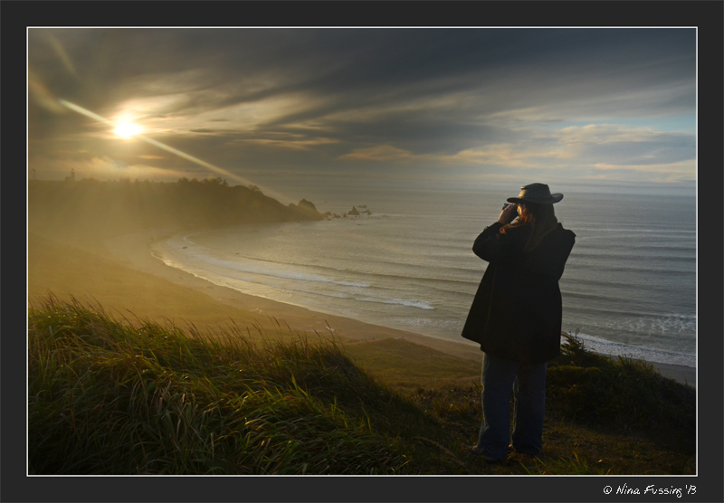 What a sunset!! Sheer perfection at Cape Blanco