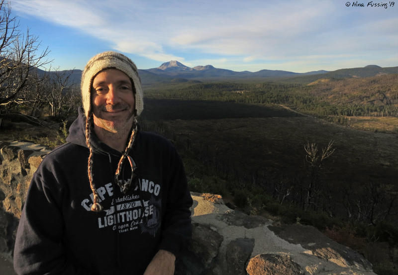 We boondocked for a night near this viewpoint. Getting chillier....