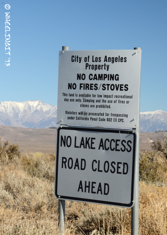 Beware of areas owned by LA Water Department. These are clearly signed & don't allow camping.