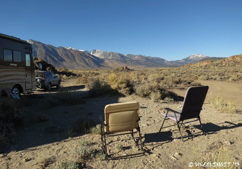 View of our "sitting area". Very pleasant once we were squeezed in.