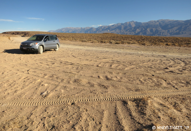View of another large, but rather sandy site further down Casa Diablo Road