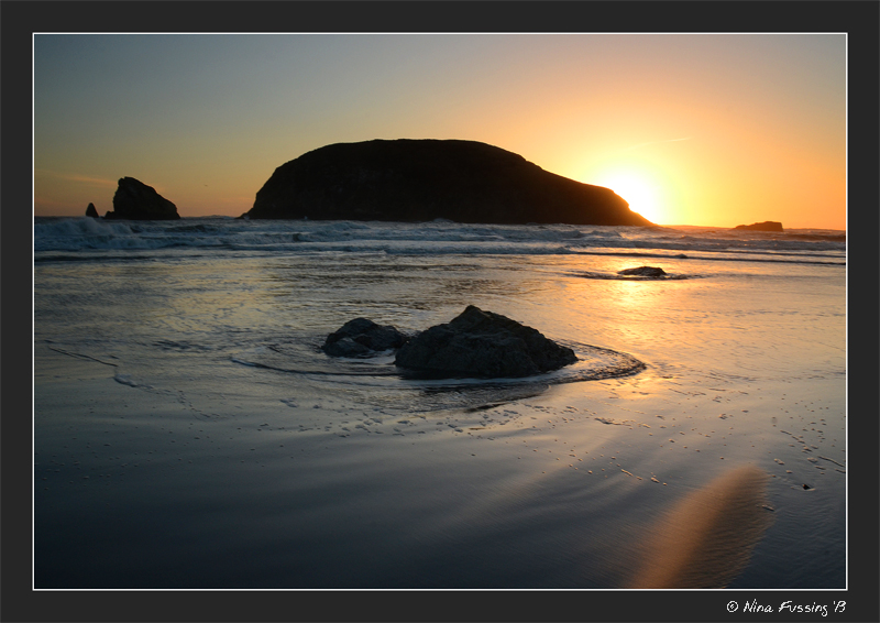 Oh, you are so fine...Harris Beach State Park at sunset