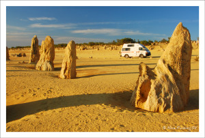 Our little van at Pinnacles Park