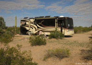 Side view of our site
