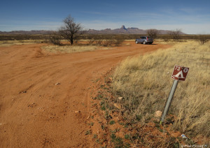 Typical site view. Each site is clearly numbered. This is #73
