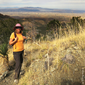 View from high on the trail