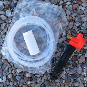 The oil analysis kit & pump from JG Lubricants