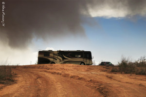 Dark rain threatens "the beast"