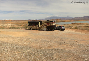 View of our site from the back