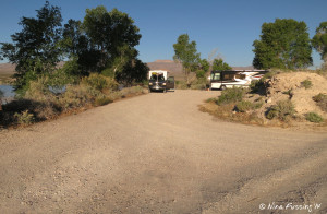 View of one of the "shared" sites. This is site 2 & 2a