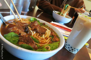 Taiwanese Beef Noodle Soup & Boba Tea...YUM!!