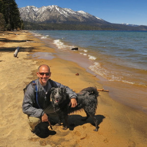 On Kiva Beach in South Lake Tahoe